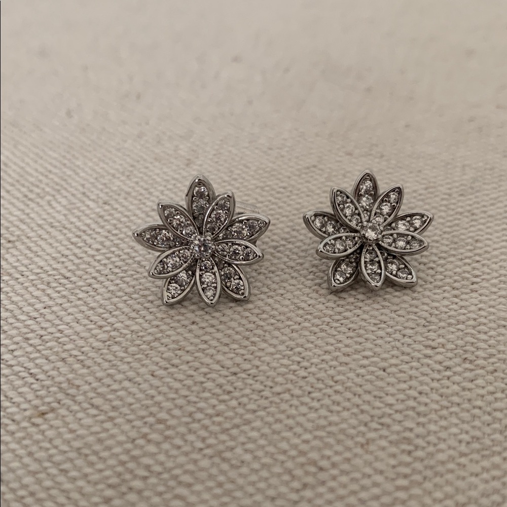 LimLim | Elegant CZ Flower Earrings